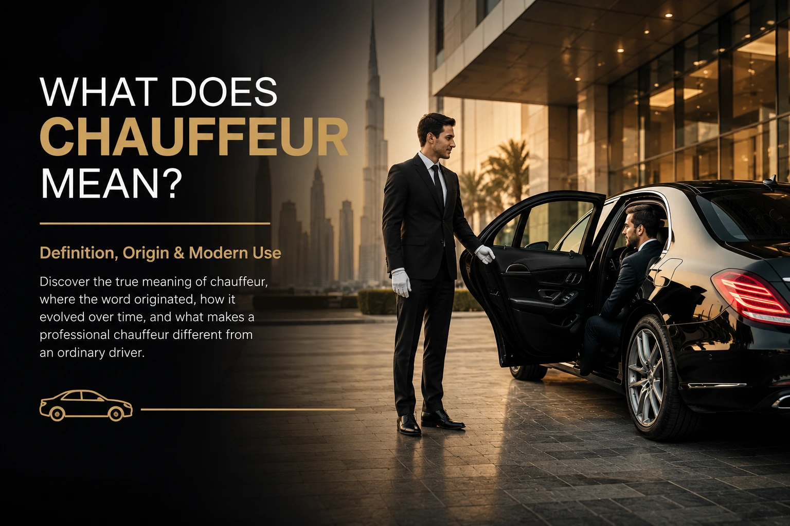 Chauffeur definition and luxury service