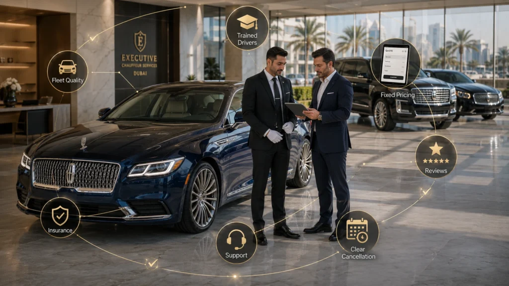 Key Factors to Check Before Booking a Chauffeur Company Chauffeur Emirates