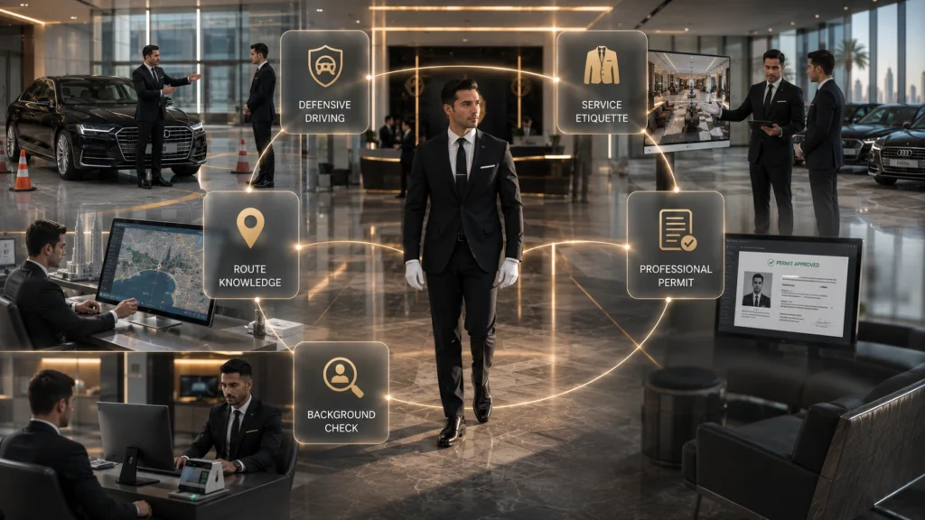 Luxury chauffeur training center experience