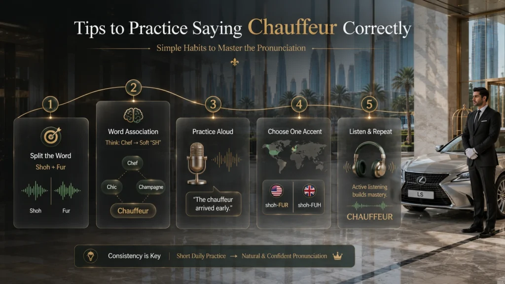 Tips for mastering pronunciation.
