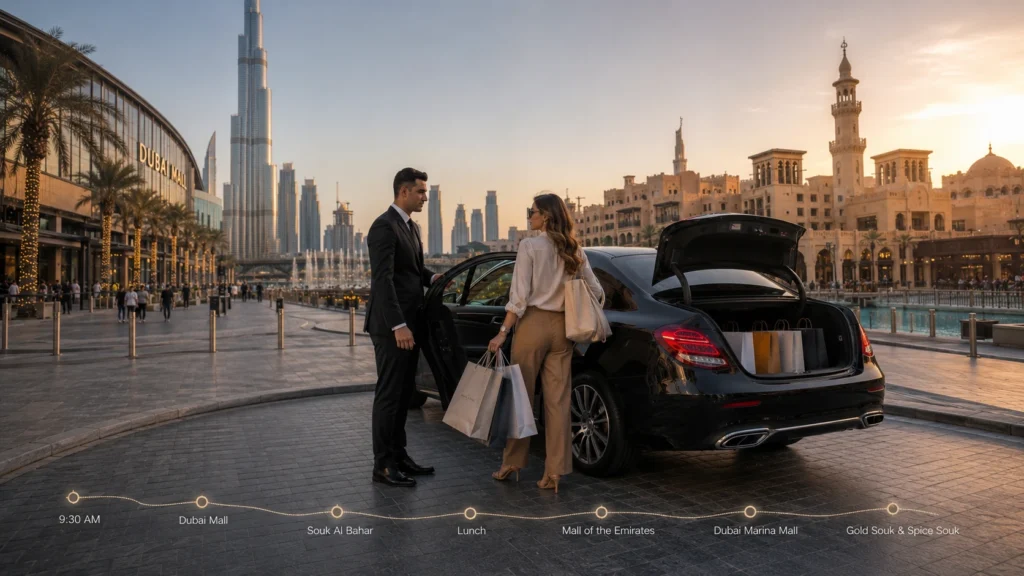 A Sample Shopping Day Itinerary chauffeur emirates