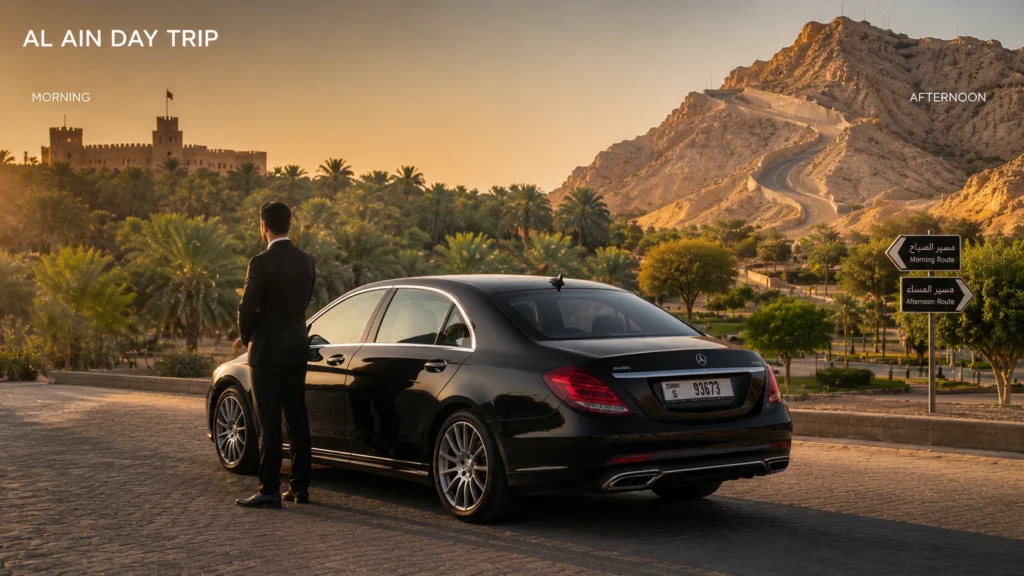 Al Ain Day Trip at Golden Hour chauffeur emirates