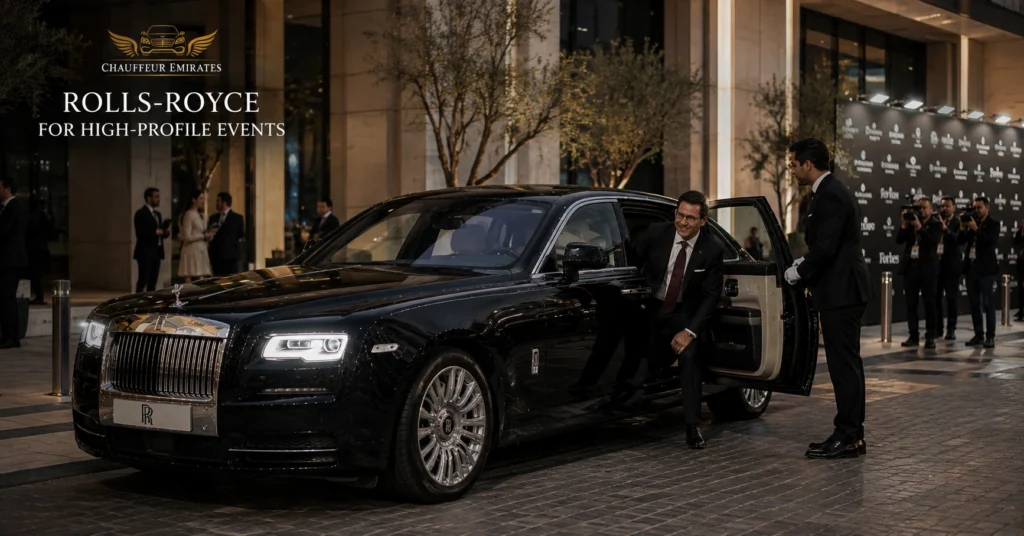 Luxury Rolls-Royce Event Arrival