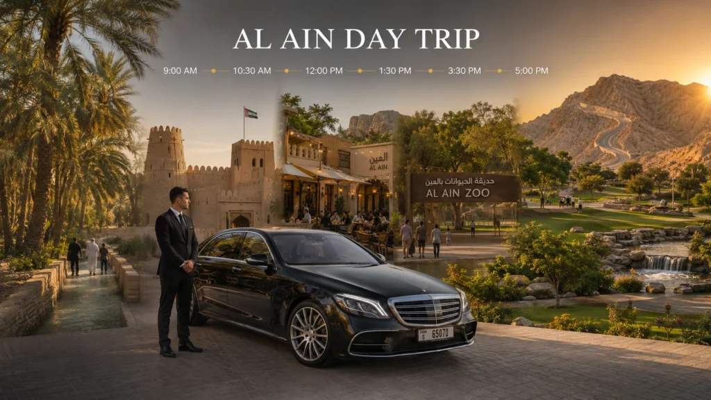 Sample Al Ain Day Trip Itinerary chauffeur emirates