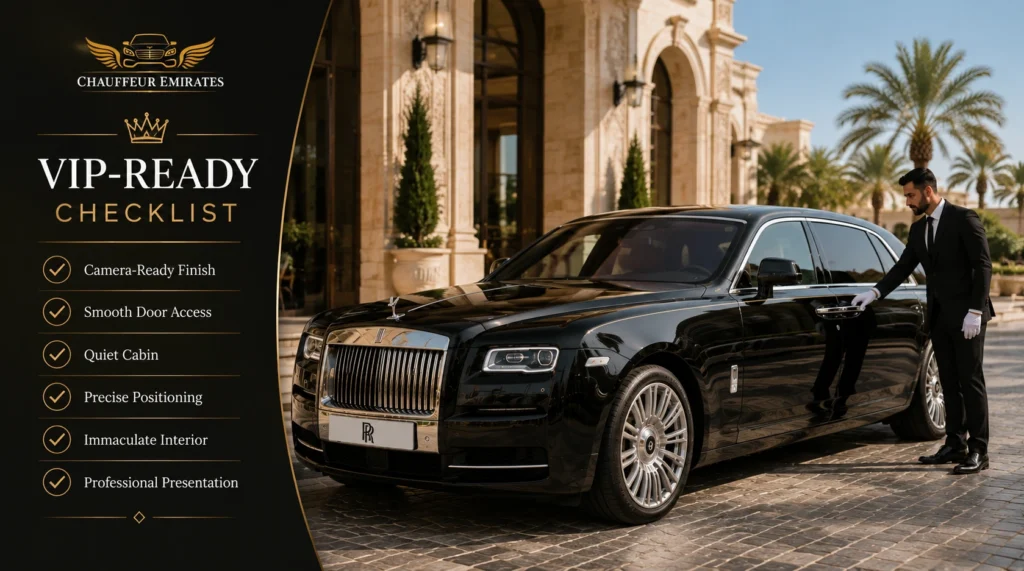 VIP Chauffeur Service Checklist