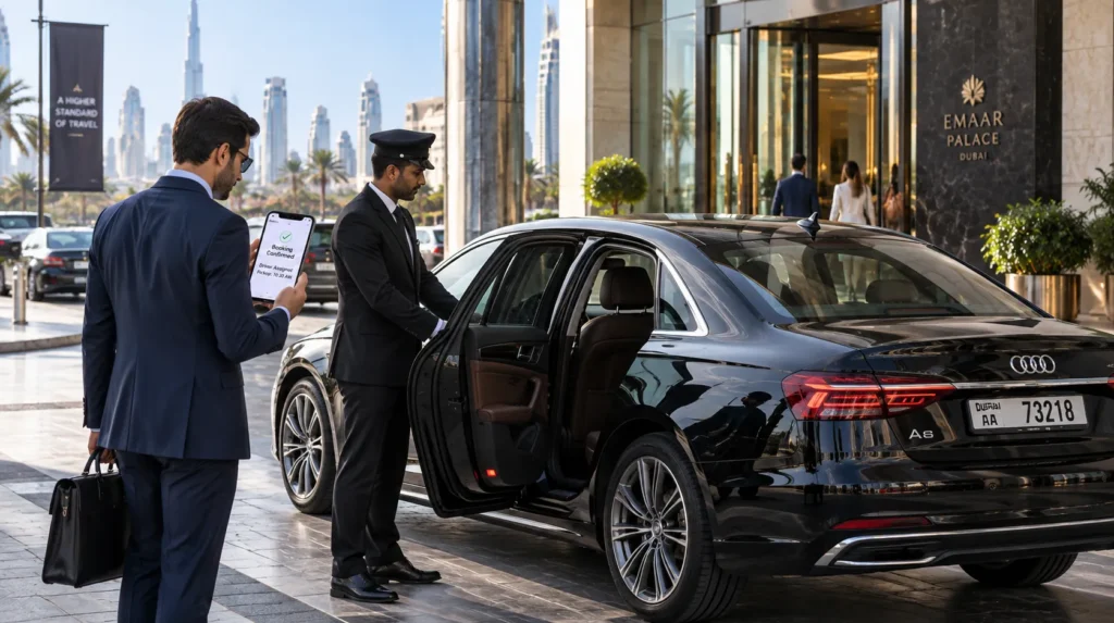 Luxury Chauffeur Pickup in Dubai