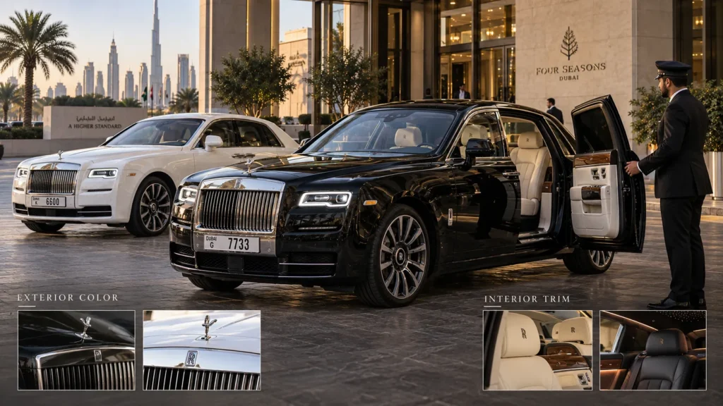 Luxury Rolls-Royce Arrival at Four Seasons Dubai