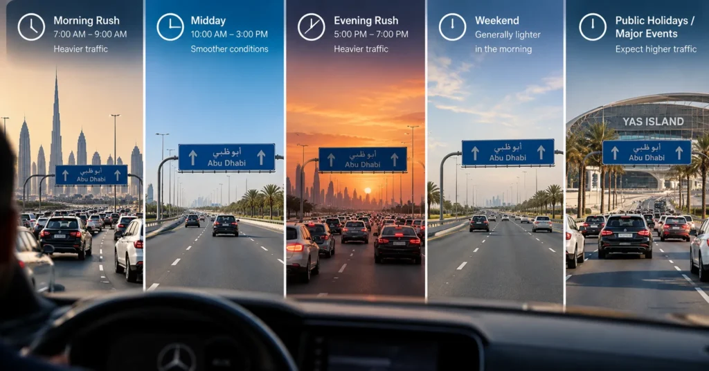 Best Time to Travel Between Dubai and Abu Dhabi